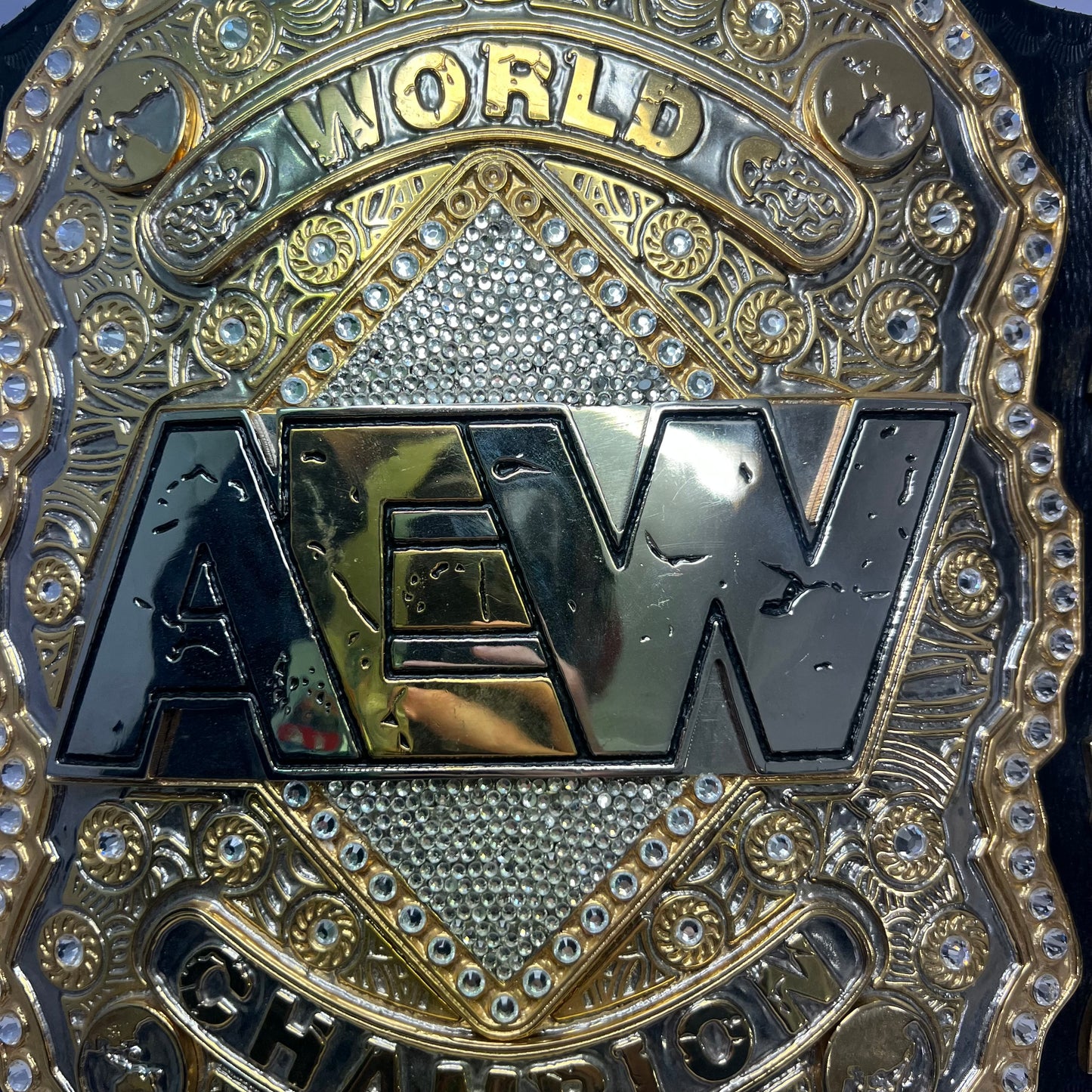 AEW World Heavyweight Championship Authentic Replica Title Belt by X Man Belts WWE