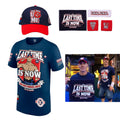 John Cena Retirement Bundle Size LARGE Shirt Hat Arm Bands Towel Final Match