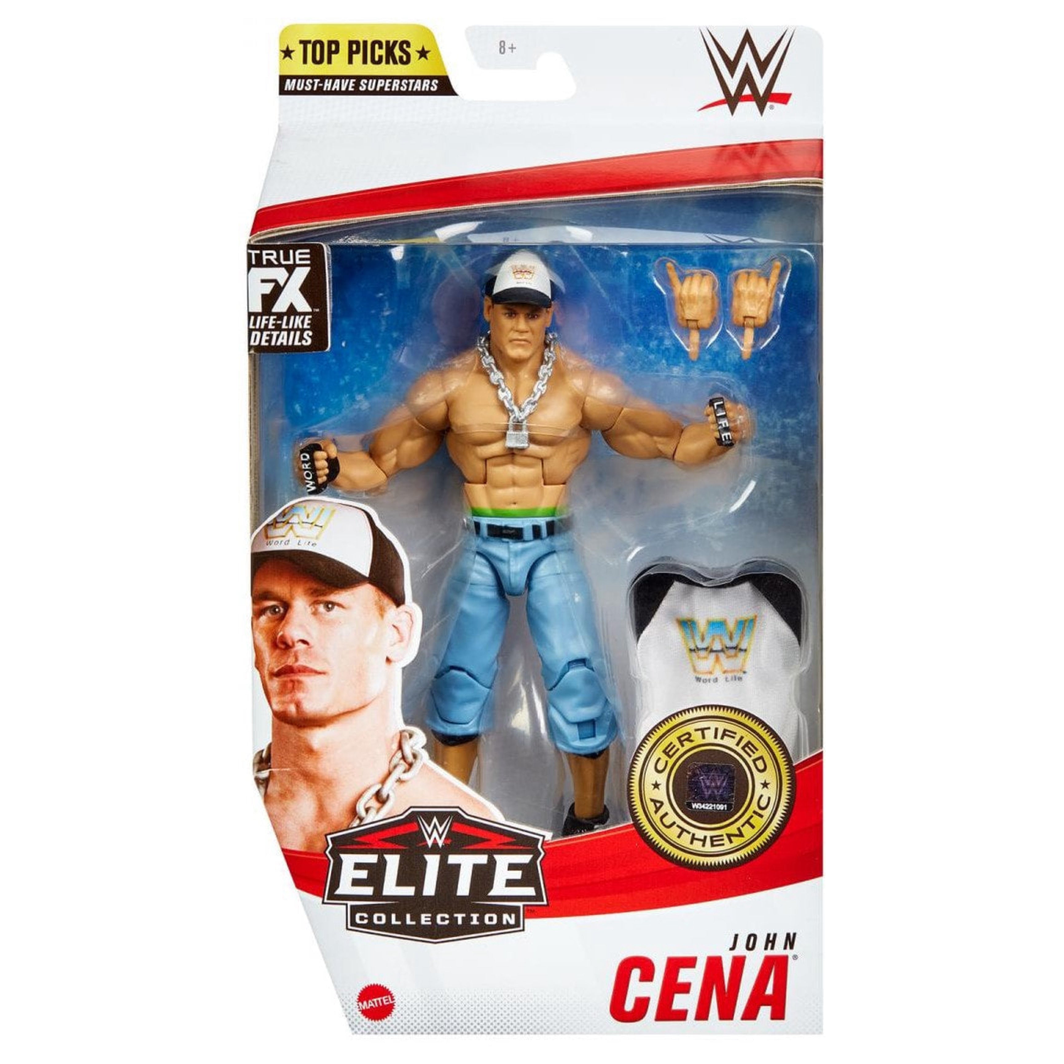 John Cena WWE Elite Top Picks Action Figure Mattel