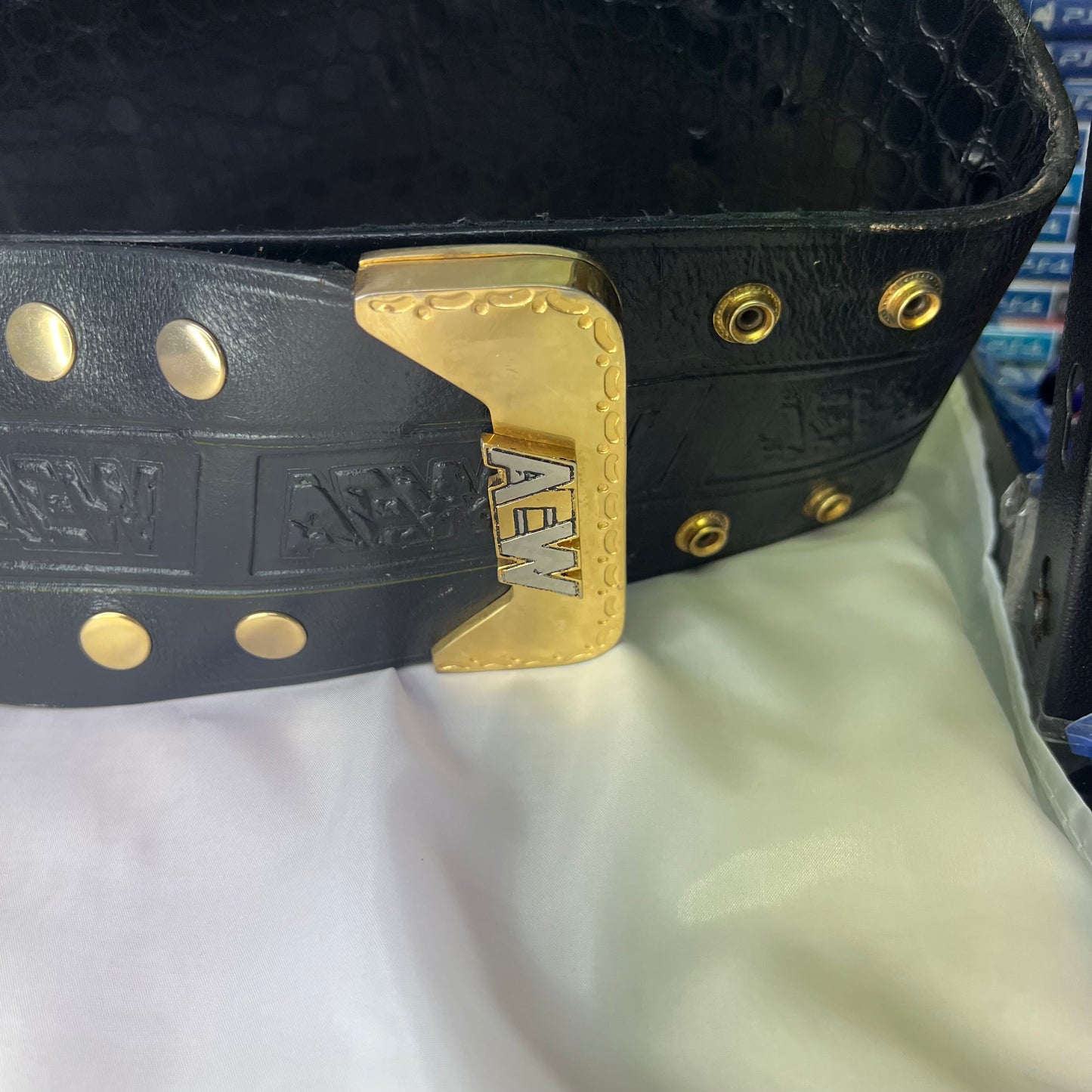 AEW World Heavyweight Championship Authentic Replica Title Belt by X Man Belts WWE