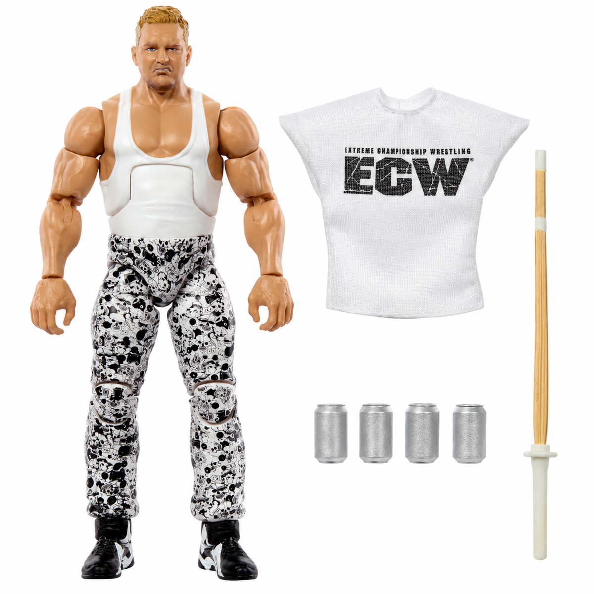 Sandman ECW WWE Elite 111 Out Of Box Action Figure Mattel 7
