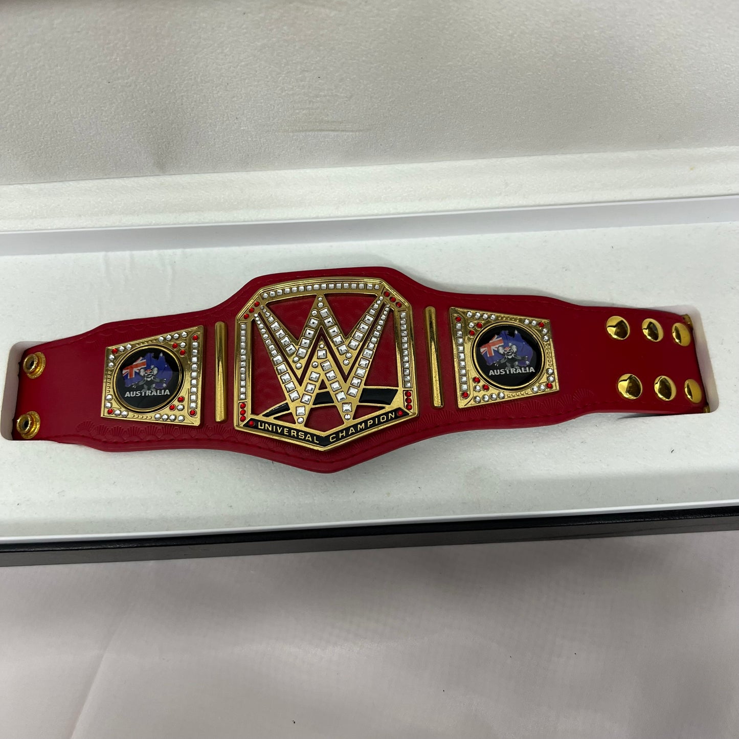 WWE Super Show Down Australia Mini Replica Title Belt WWE Shop Official