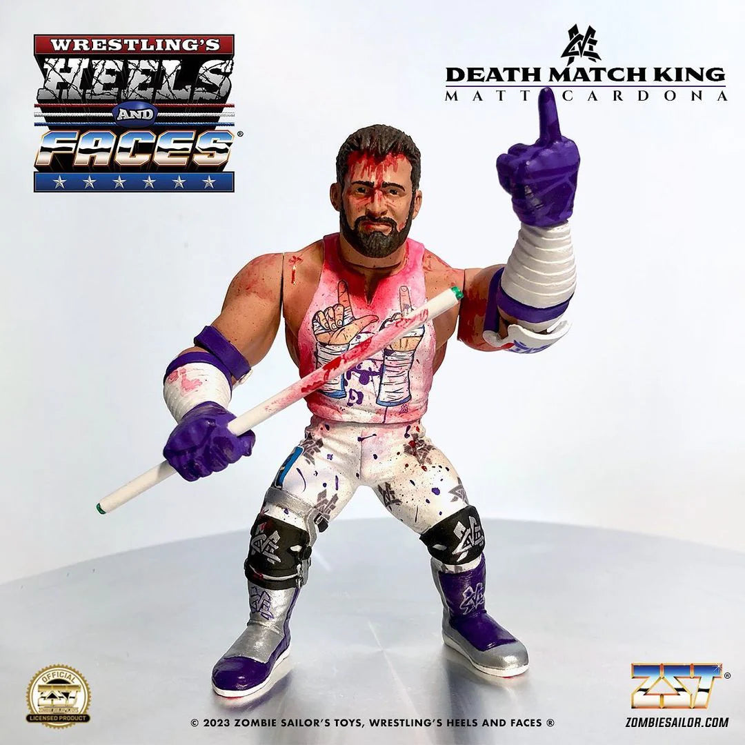 Matt Cardona & Nick Gage Deathmatch - Heels and Faces Series 2 Pack - Scale Retro Action Figure WWE