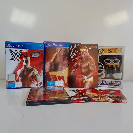 WWE 2K15 Hulkamania Edition Sony PlayStation 4 Signed by Hulk Hogan - AUS PAL
