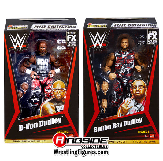 PREORDER Bubba Ray Dudley and D-Von Dudley Dudley Boys - Set of 2 - WWE From the Vault Exclusive Series 1