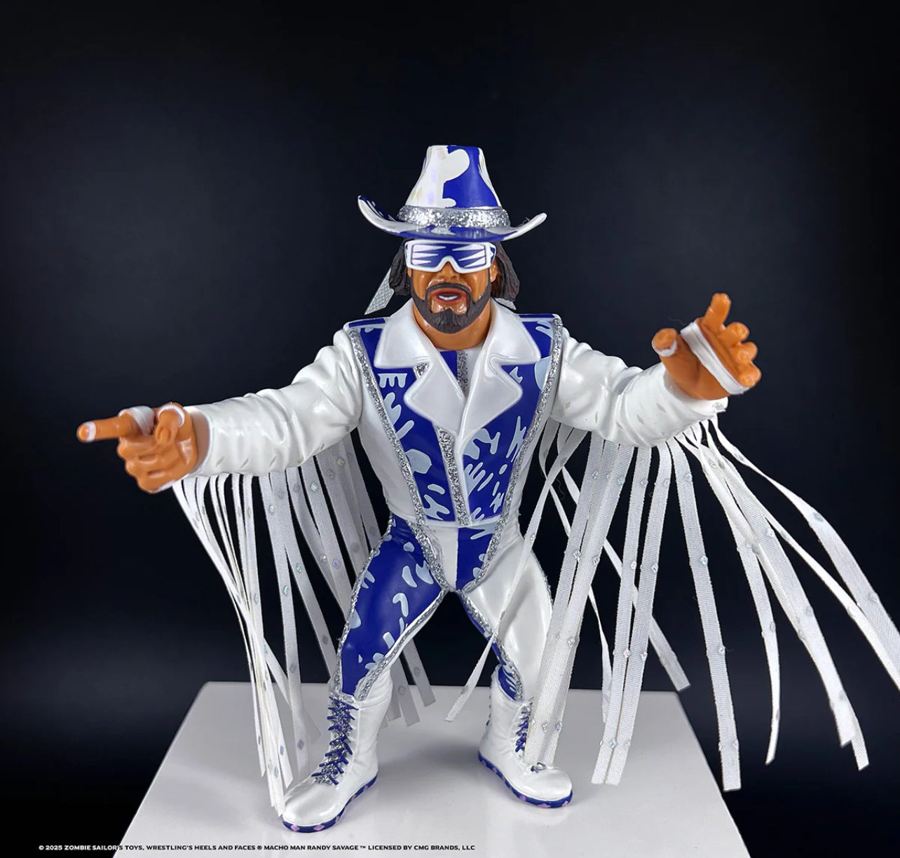 Macho Man Randy Savage - Heels and Faces - Scale Retro Action Figure WWE