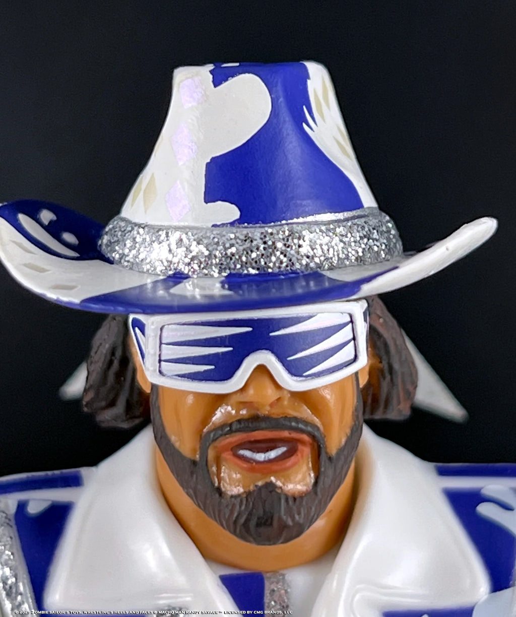 Macho Man Randy Savage - Heels and Faces - Scale Retro Action Figure WWE