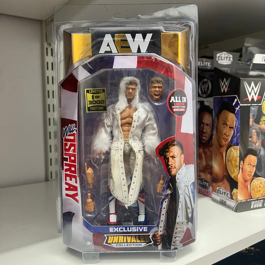 Will Osprey AEW Unrivaled Exclusive Action Figure Scale WWE