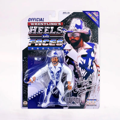 Macho Man Randy Savage - Heels and Faces - Scale Retro Action Figure WWE