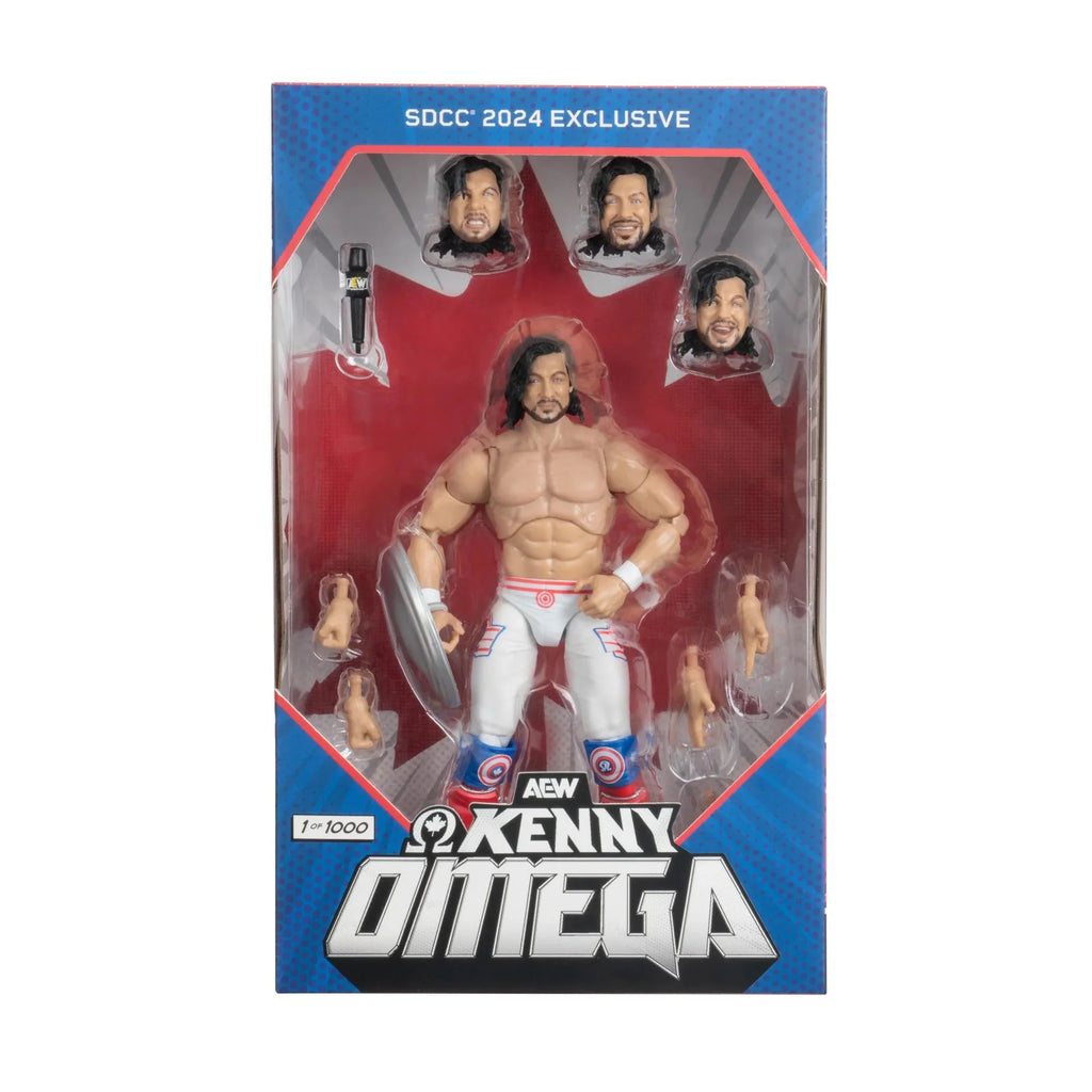 Kenny Omega AEW SDCC 2024 Exclusive Action Figure In Box Jazwares WWE