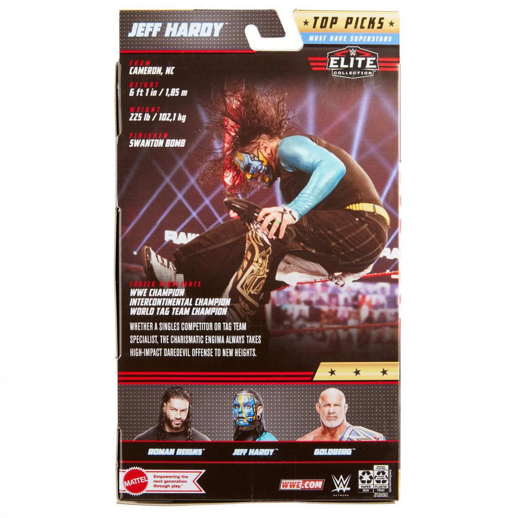 Jeff Hardy WWE Elite Top Picks Action Figure