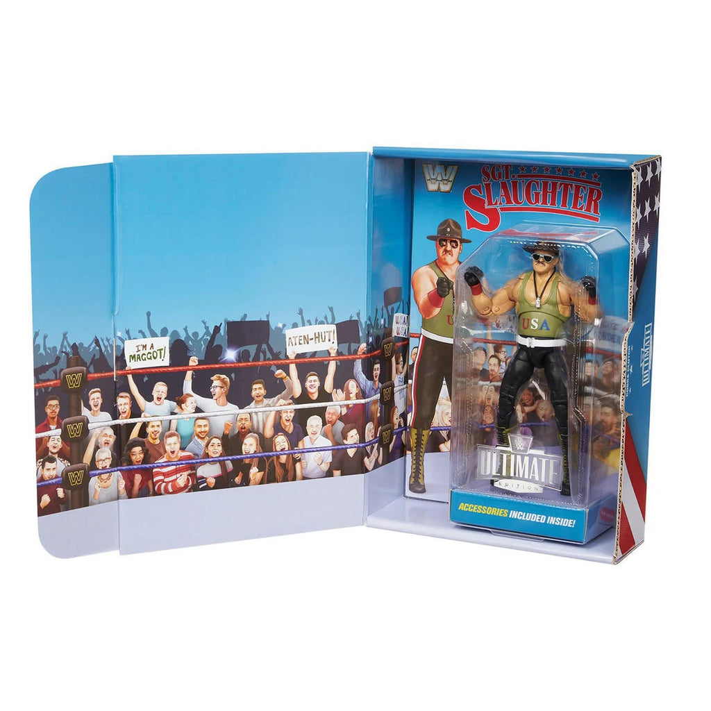 Sargent SGT Slaughter WWE Ultimate Edition SDCC Exclusive Action Figure Mattel