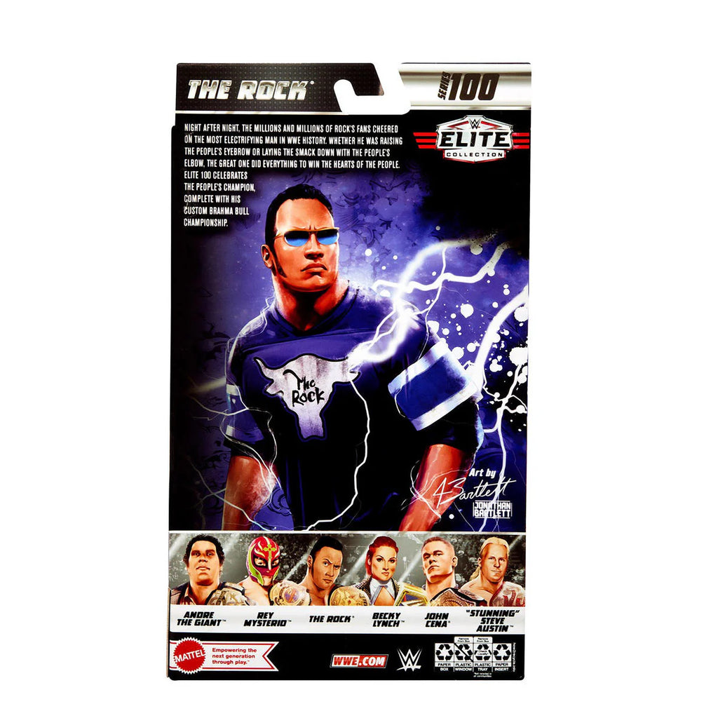 The Rock WWE Elite 100 Action Figure