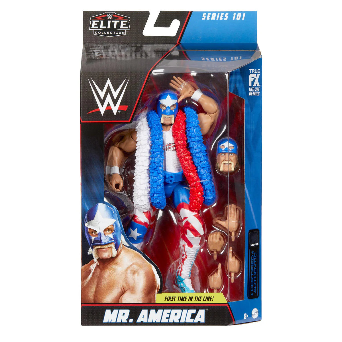 PREORDER Mr America Hulk Hogan WWE Elite From The Vault Action Figure Series 10