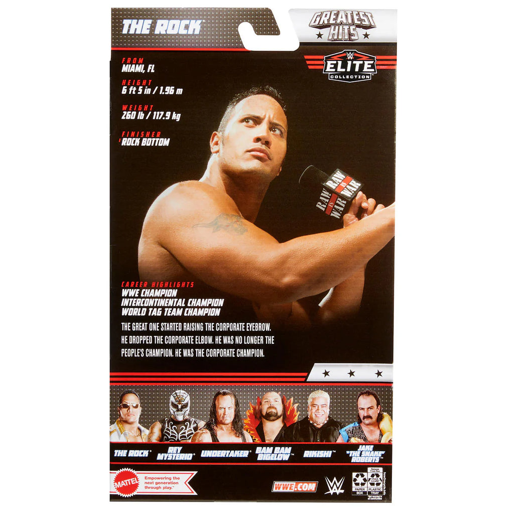 The Rock WWE Elite Greatest Hits 1 Action Figure