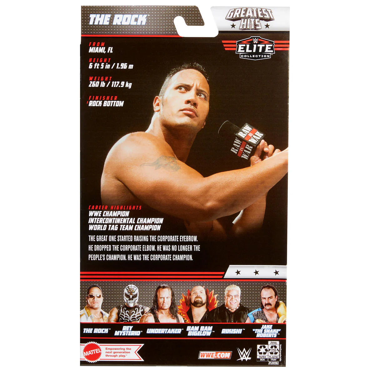 The Rock WWE Elite Greatest Hits 1 Action Figure