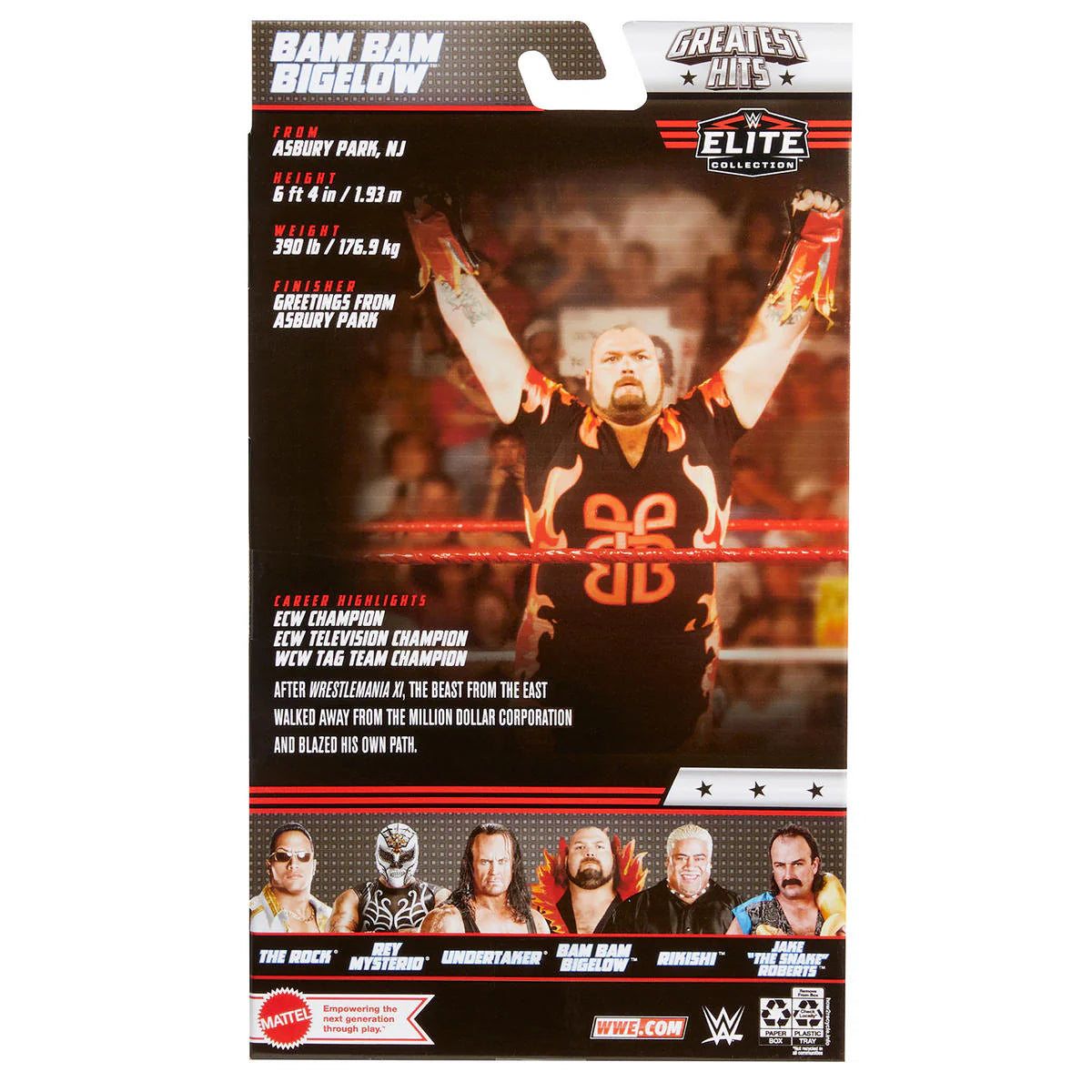 Bam Bam Bigelow WWE Elite Greatest Hits Action Figure Mattel