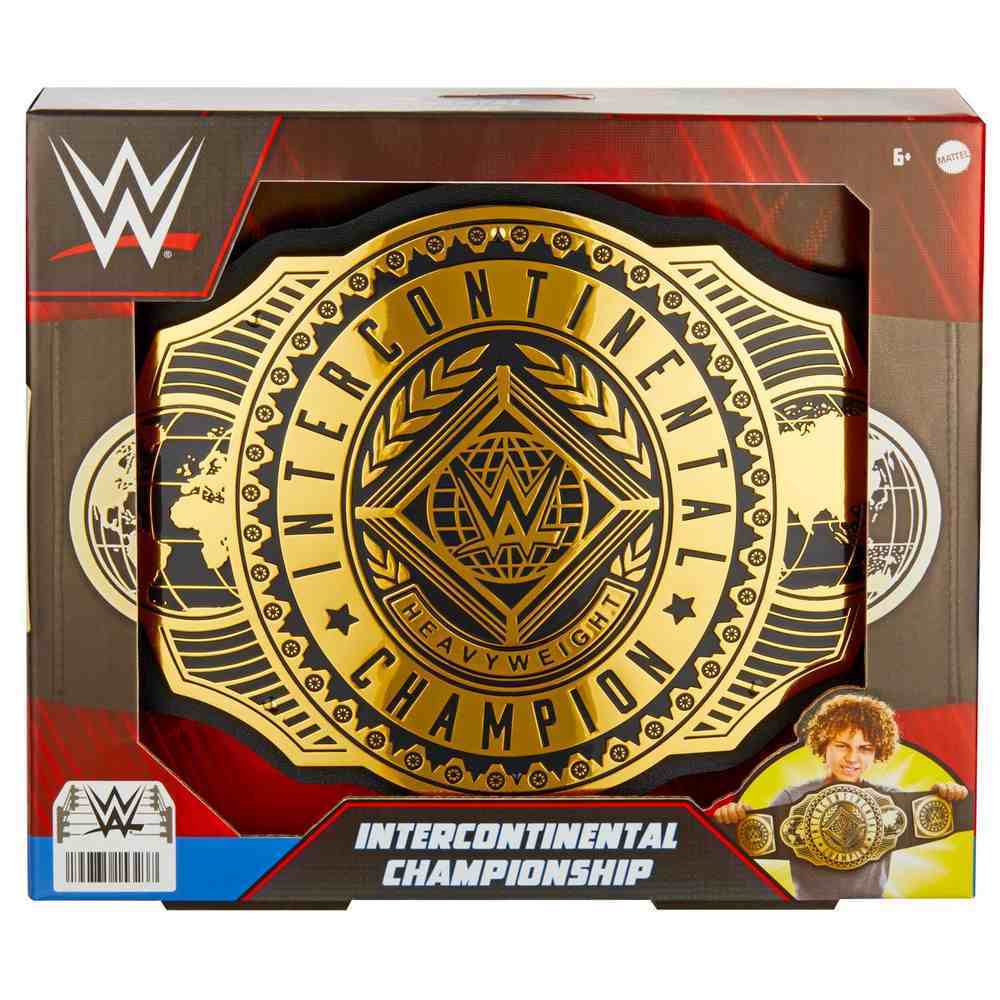 WWE Championship Toy Title Belt Adjustable for Roleplay Adjustable Mattel