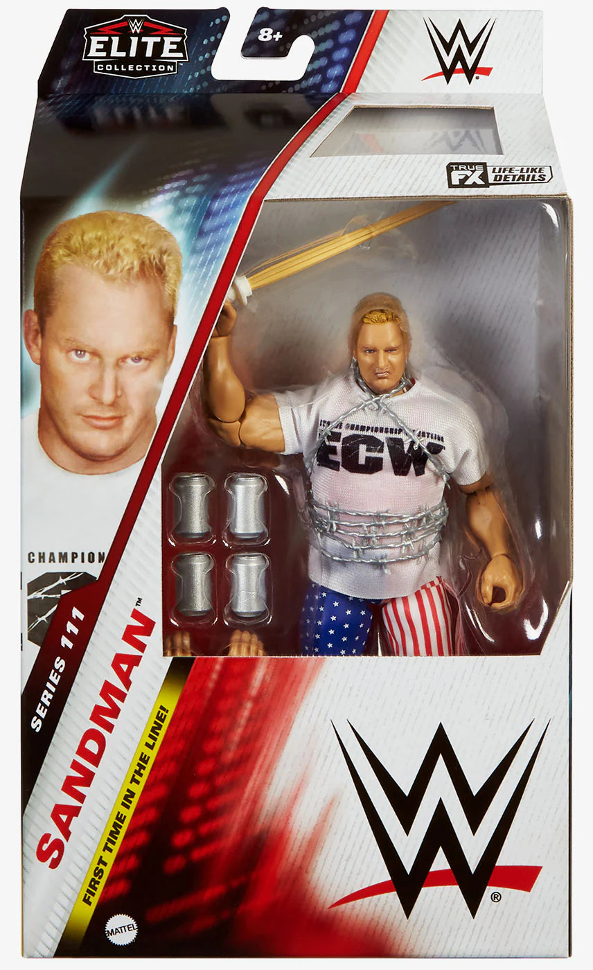 Sandman CHASE ECW WWE Elite 111 Series Action Figure