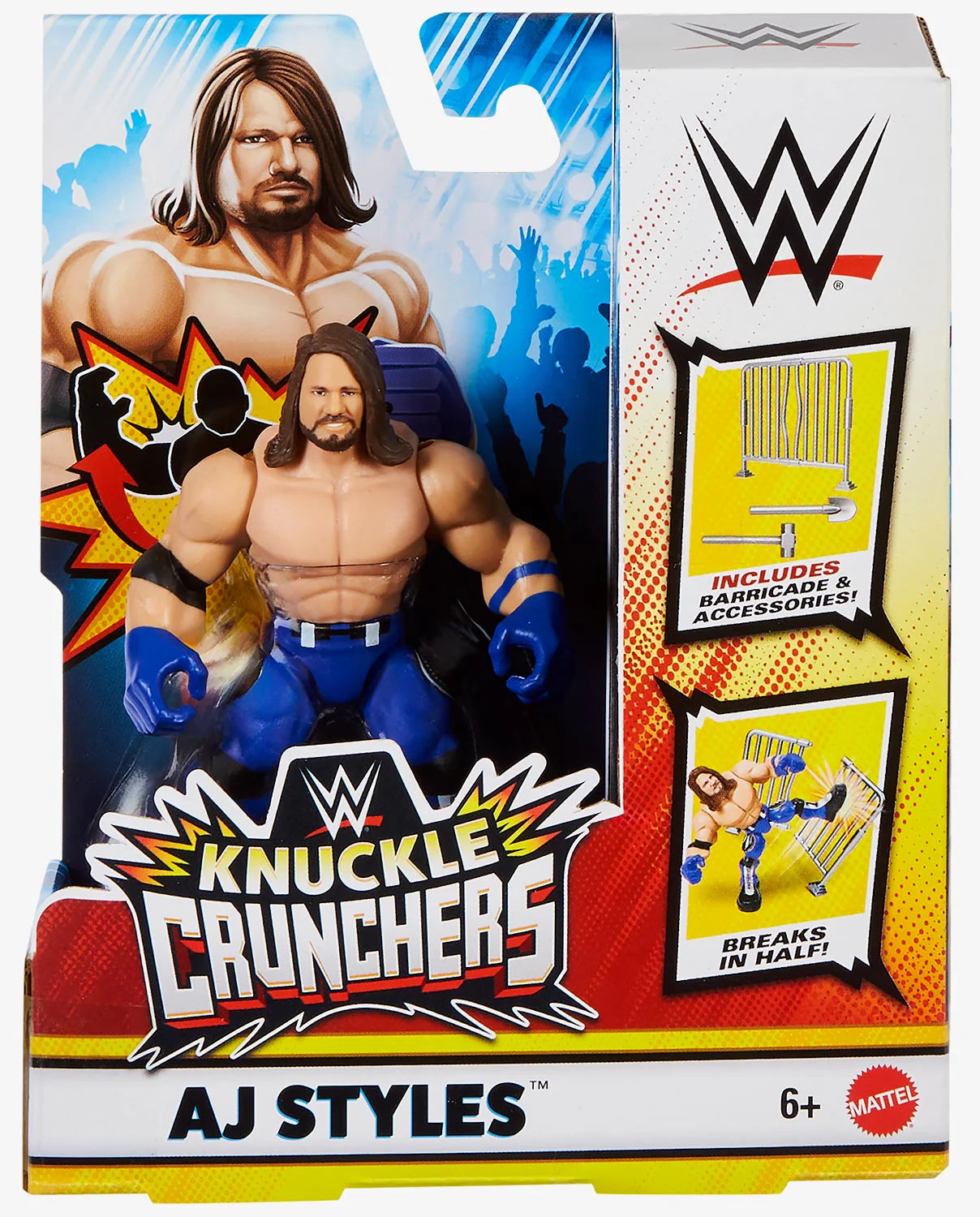 AJ Styles - WWE Knuckle Crunchers Action Figure