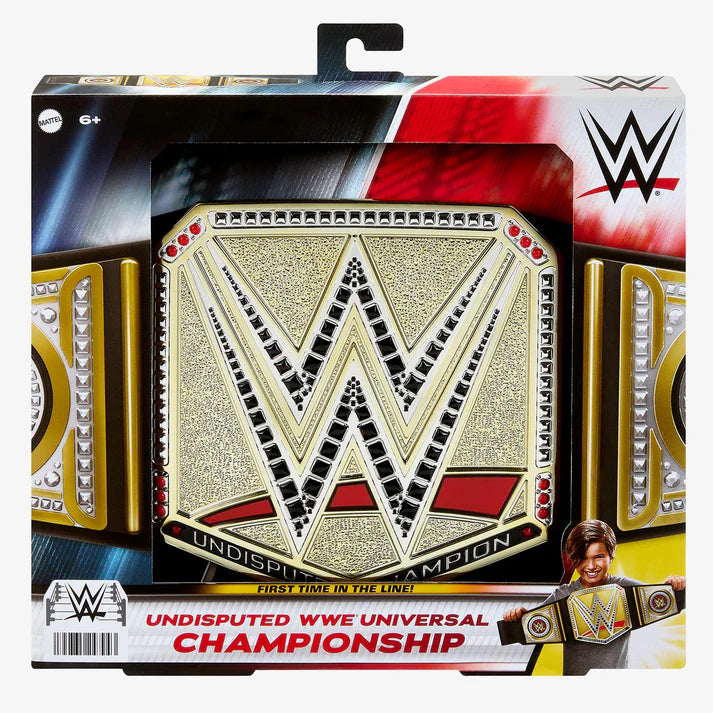 WWE Championship Toy Title Belt Adjustable for Roleplay Adjustable Mattel