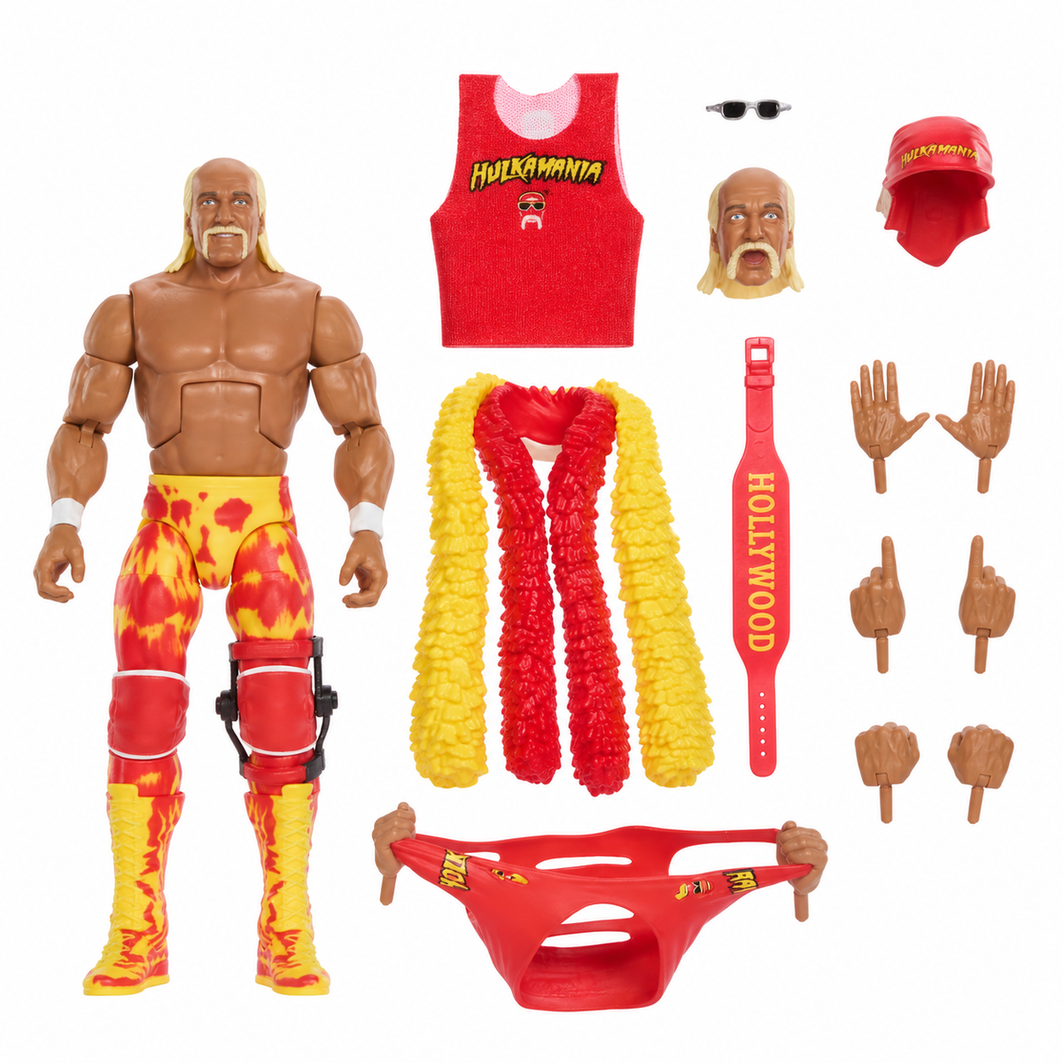 Hulk Hogan WWE Elite Raw New Out Of Box Action Figure Mattel