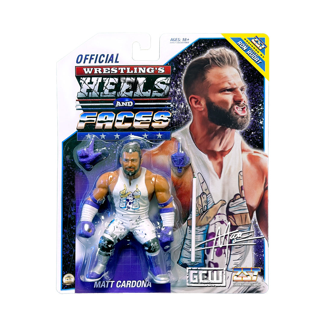 NYCC Matt Cardona Heels and Faces Exclusive Action Figure Retro WWE ...