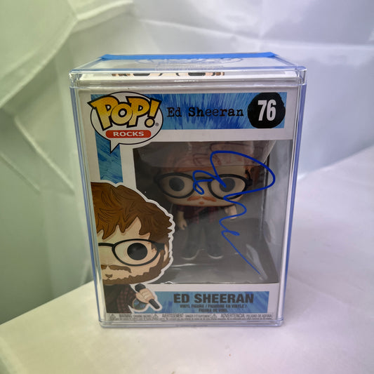 Ed Sheeran Funko Pop 76 Signed JSA COA Autographed Action Figure Collectable