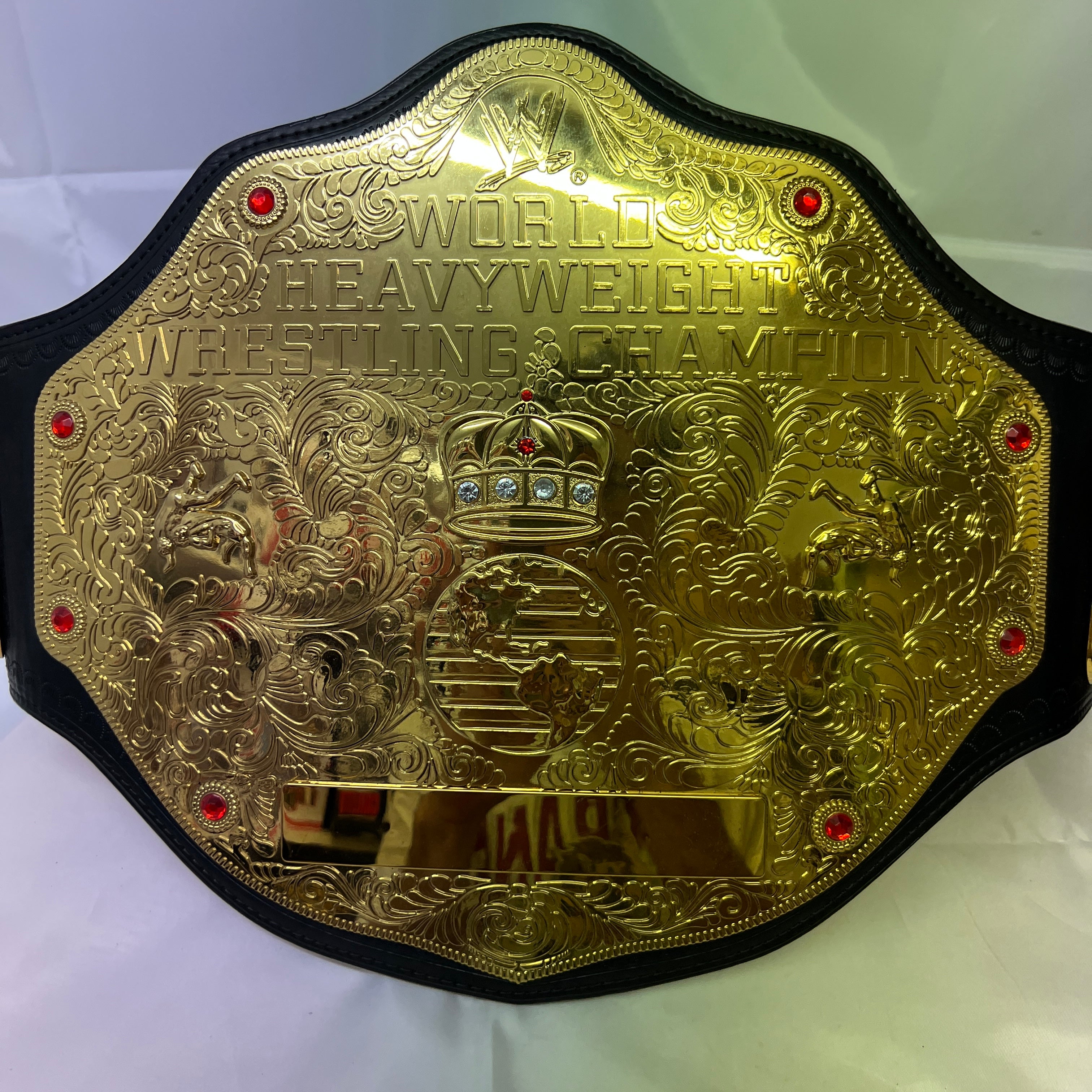 WWE World Heavyweight 2002 Retro Championship Commerative Title Belt WWE Authentic