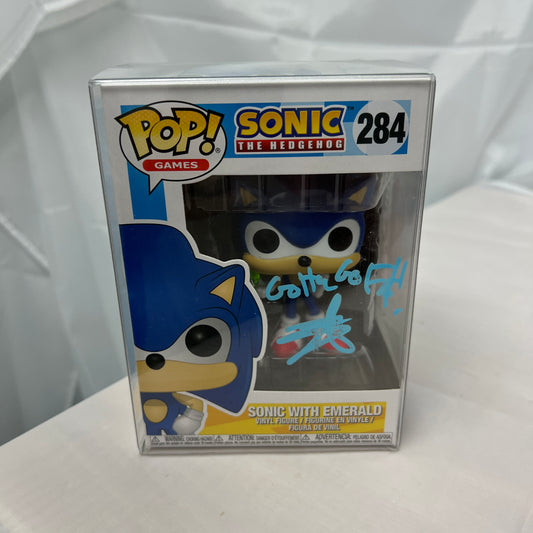 Sonic Ben Schwartz Funko Pop 284 Signed Autographed Action Figure Collectable