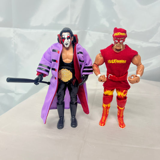 Legends Of The Ring Hulk Hogan & Sting 2 Pack TNA Ringside Exclusive