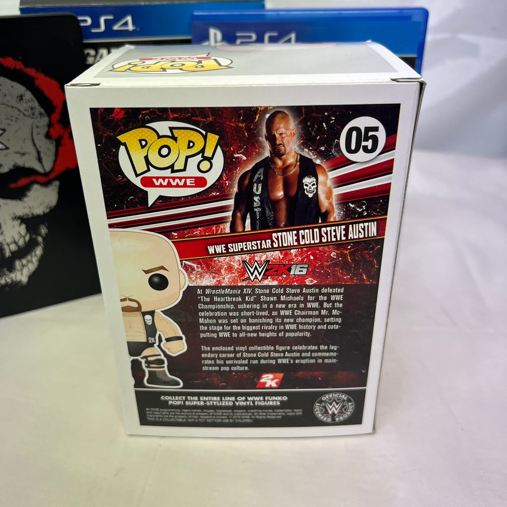 WWE 2K16 Special Edition PS4 EB Games Stone Cold Steve Austin - AUS PAL