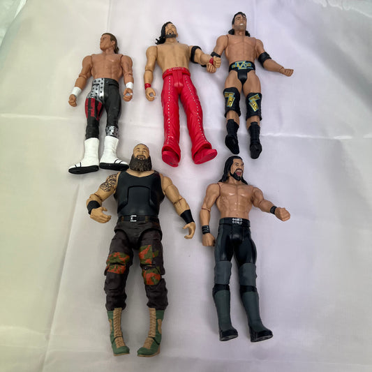 Bundle of 5 Action Figures 5 - WWE Loose Action Figure Mattel WWE