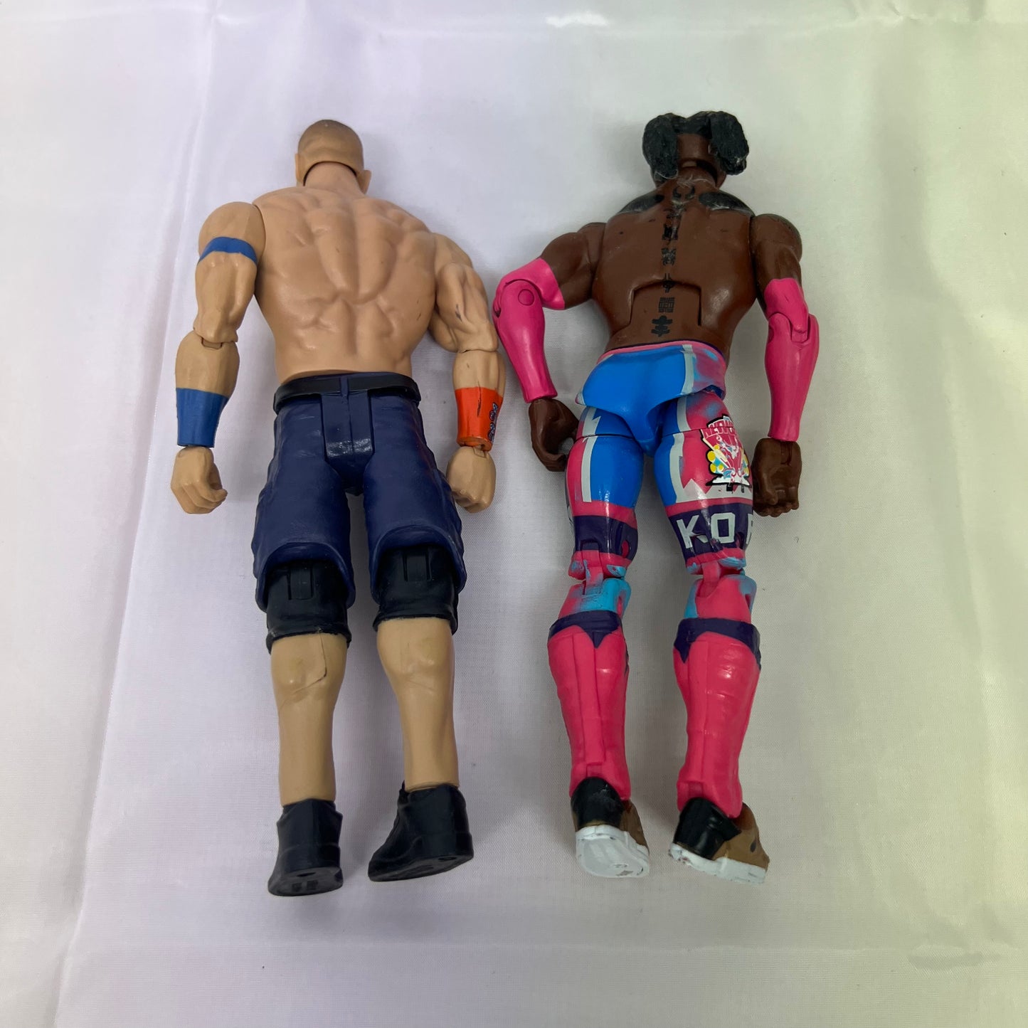 Bundle of 2 Cena Kingston Action Figures - WWE Loose Action Figure Mattel WWE