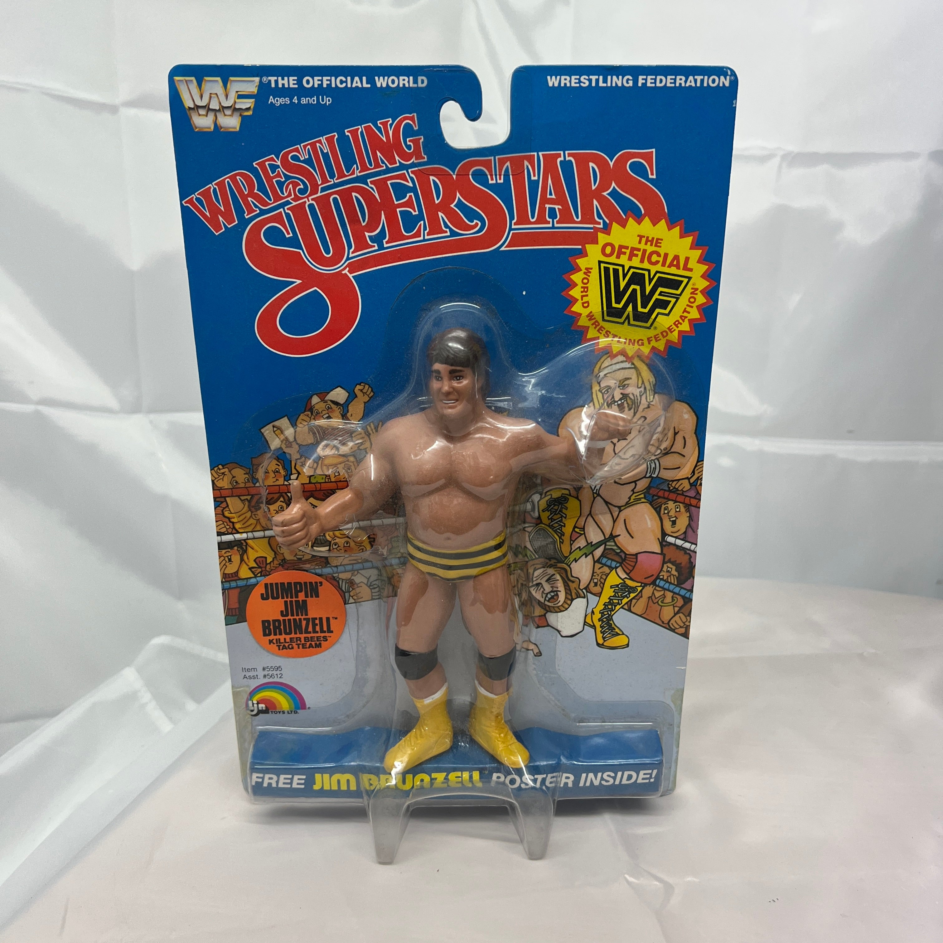 Jim Brunzell The Killer Bees (1987 Series 4) LJN 8" Figure WWF WWE RARE