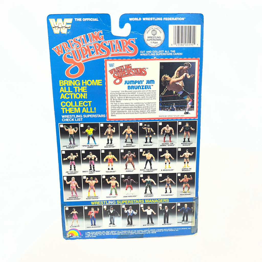 Jim Brunzell The Killer Bees (1987 Series 4) LJN 8" Figure WWF WWE RARE