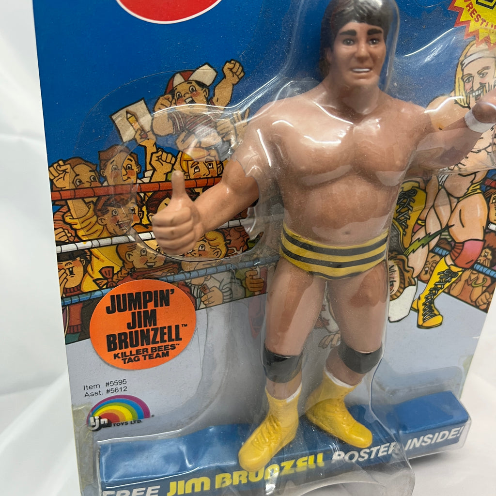 Jim Brunzell The Killer Bees (1987 Series 4) LJN 8" Figure WWF WWE RARE