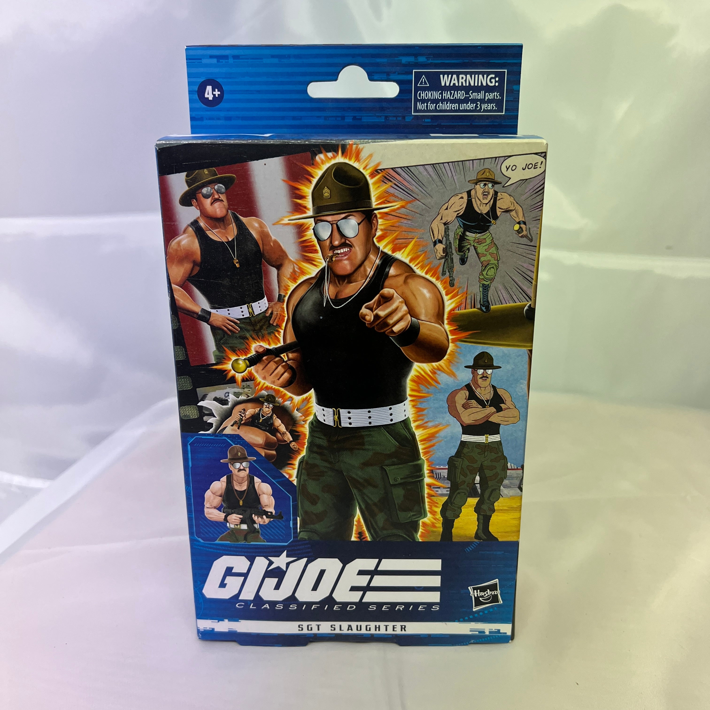 Reboxed SGT SLAUGHTER Hasbro GI G.I. Joe Classified Series 6" Action Figure #53 WWF