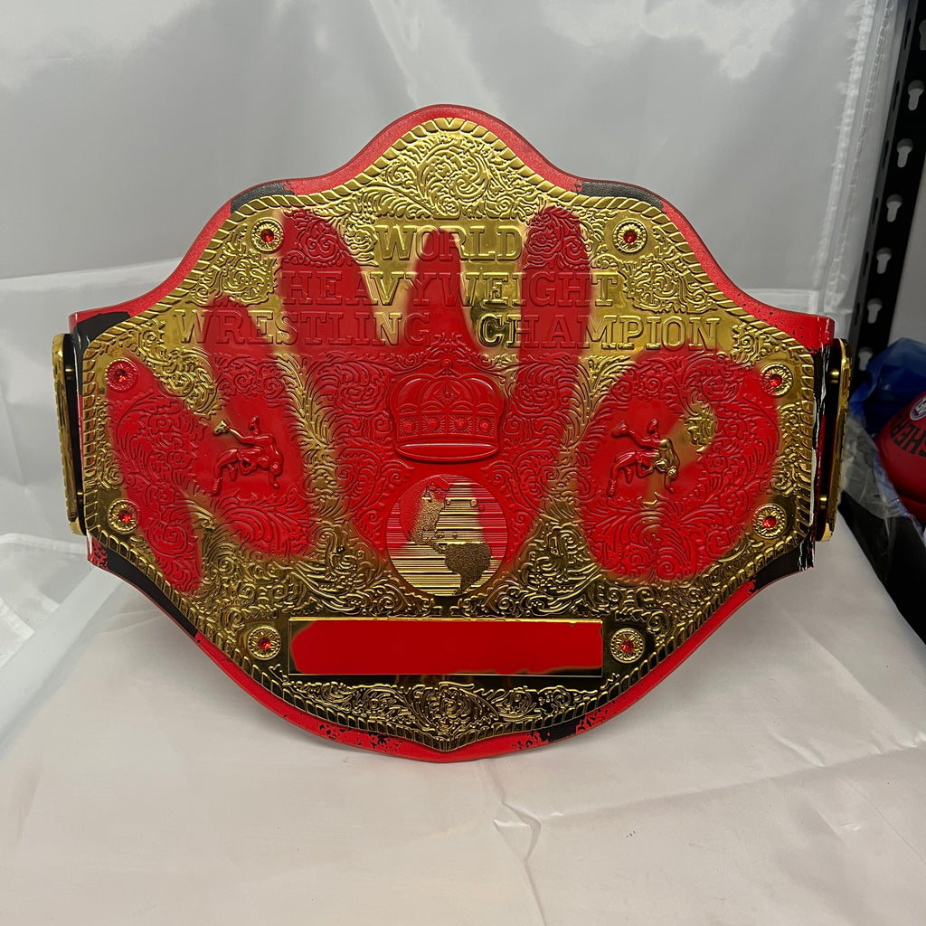 WWE NWO Wolfpac Red Replica Title Belt Championship WCW WWE Shop Official