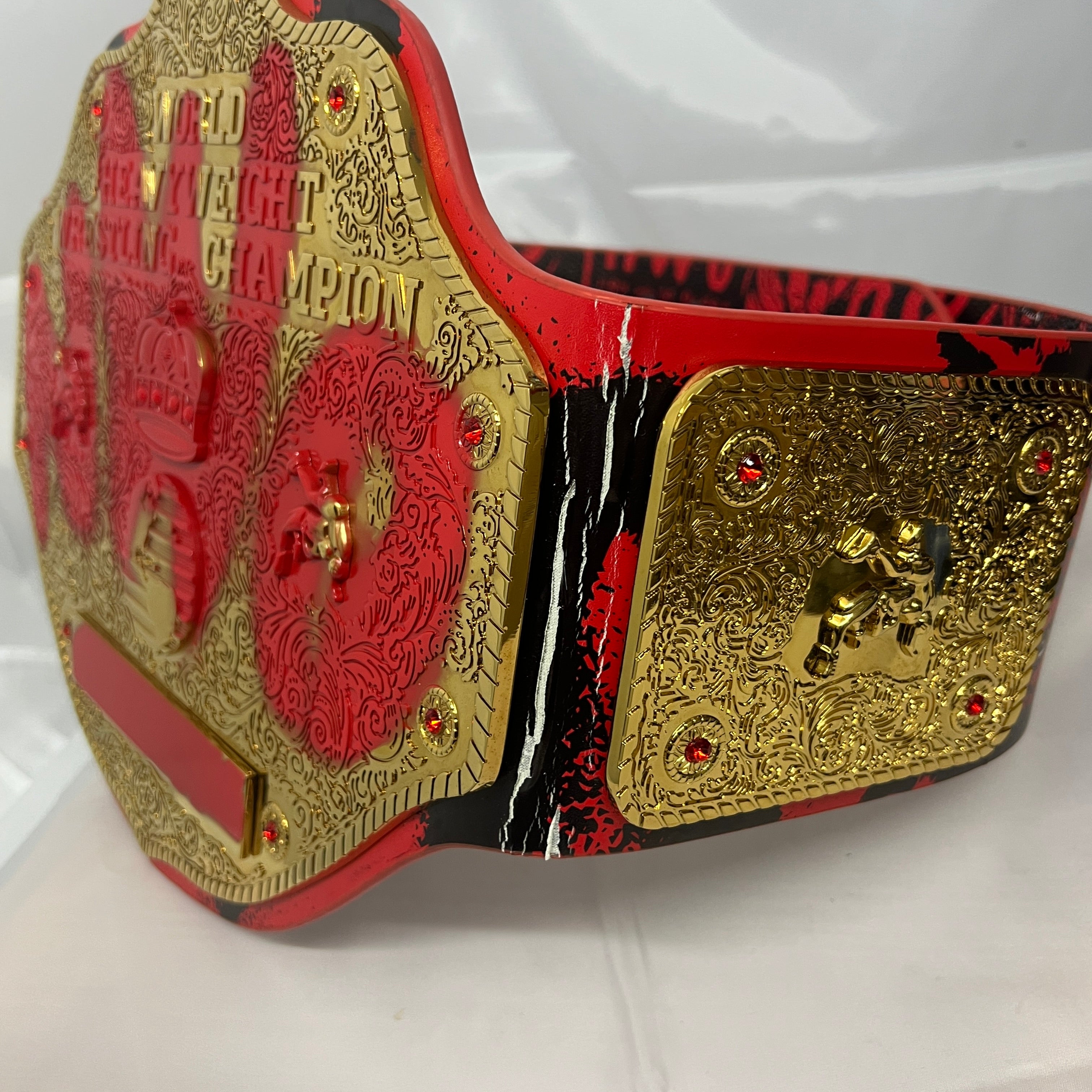 WWE NWO Wolfpac Red Replica Title Belt Championship WCW WWE Shop Official