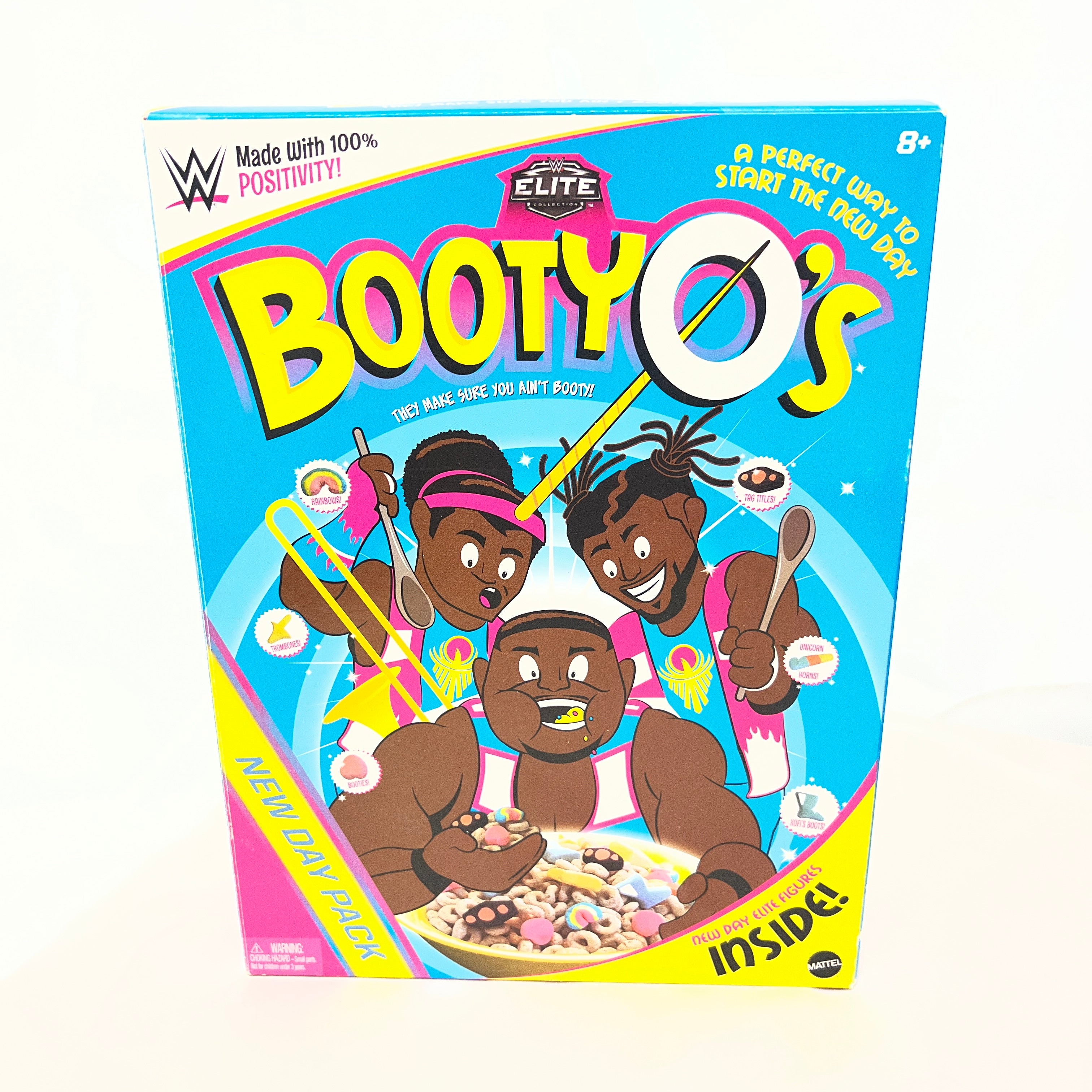 New Day WWE Elite 3 Pack Cereal Box Action Figures