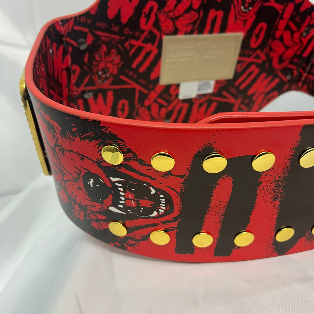 WWE NWO Wolfpac Red Replica Title Belt Championship WCW WWE Shop Official