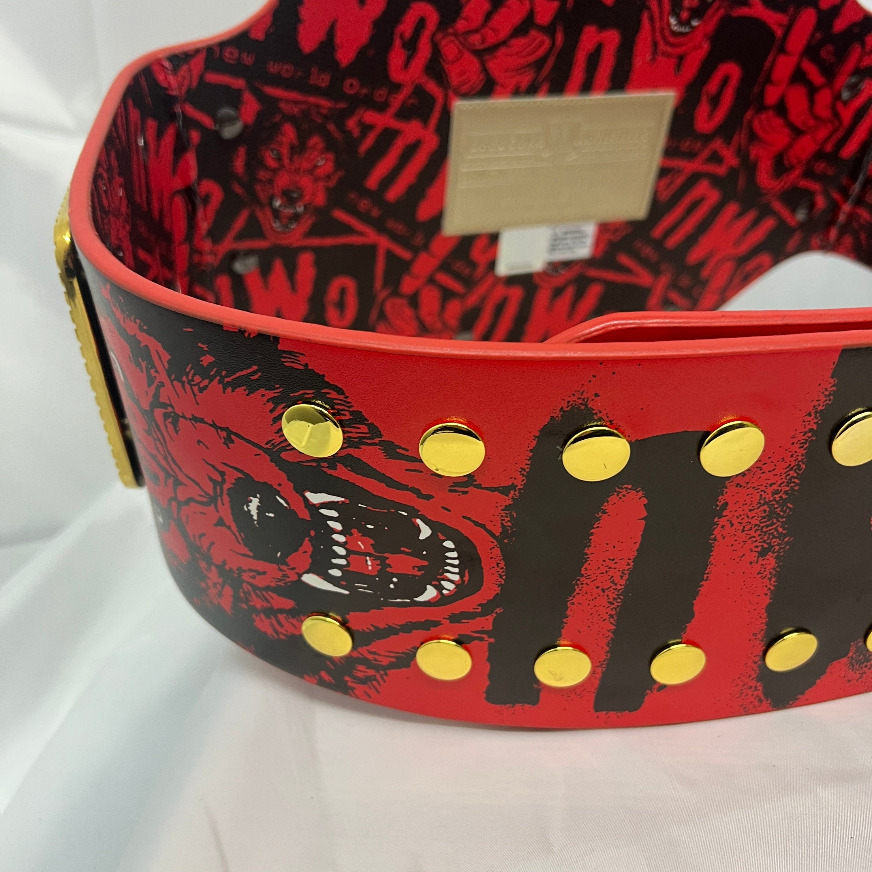 WWE NWO Wolfpac Red Replica Title Belt Championship WCW WWE Shop Official