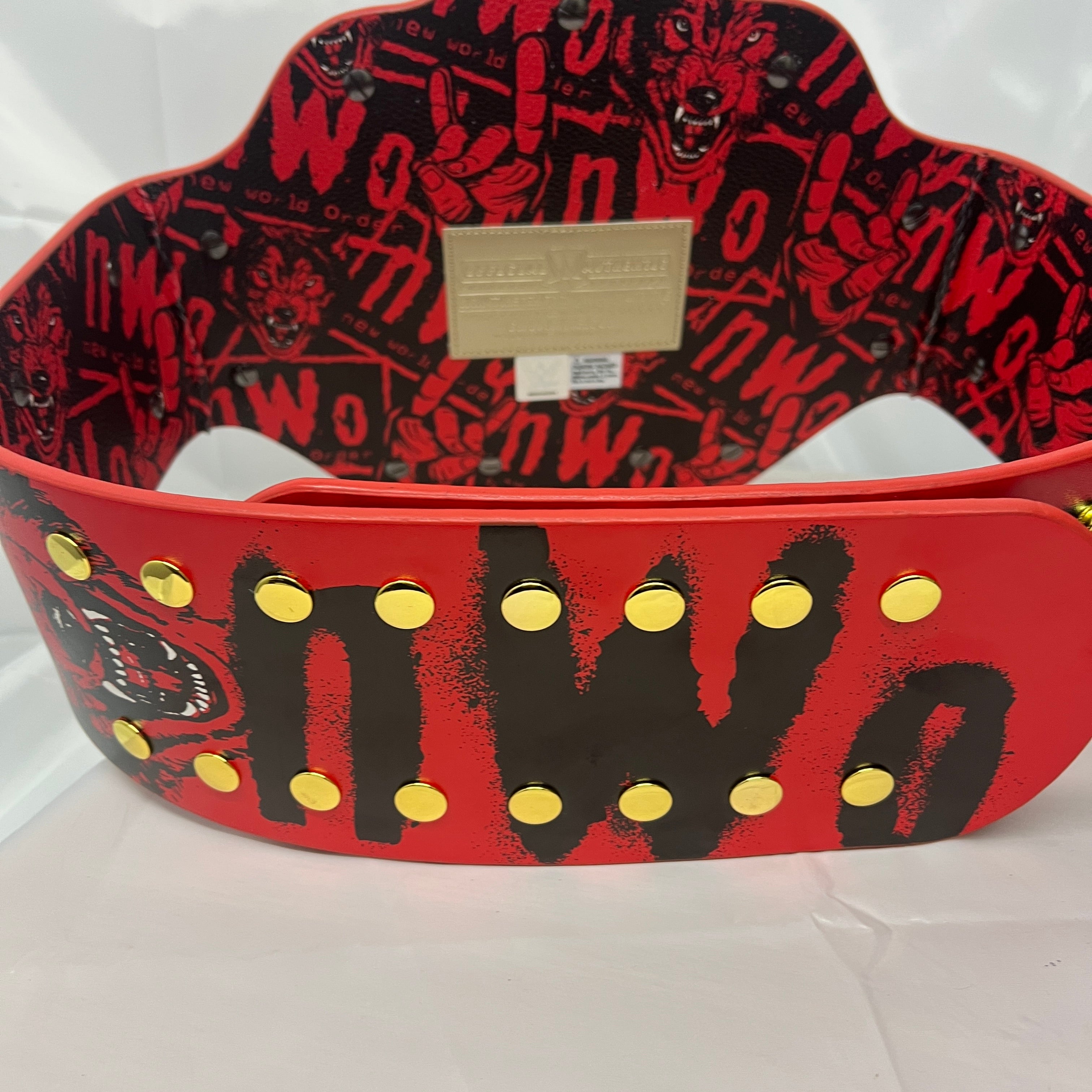 WWE NWO Wolfpac Red Replica Title Belt Championship WCW WWE Shop Official