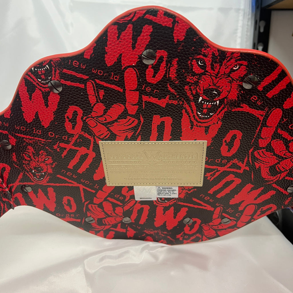 WWE NWO Wolfpac Red Replica Title Belt Championship WCW WWE Shop Official