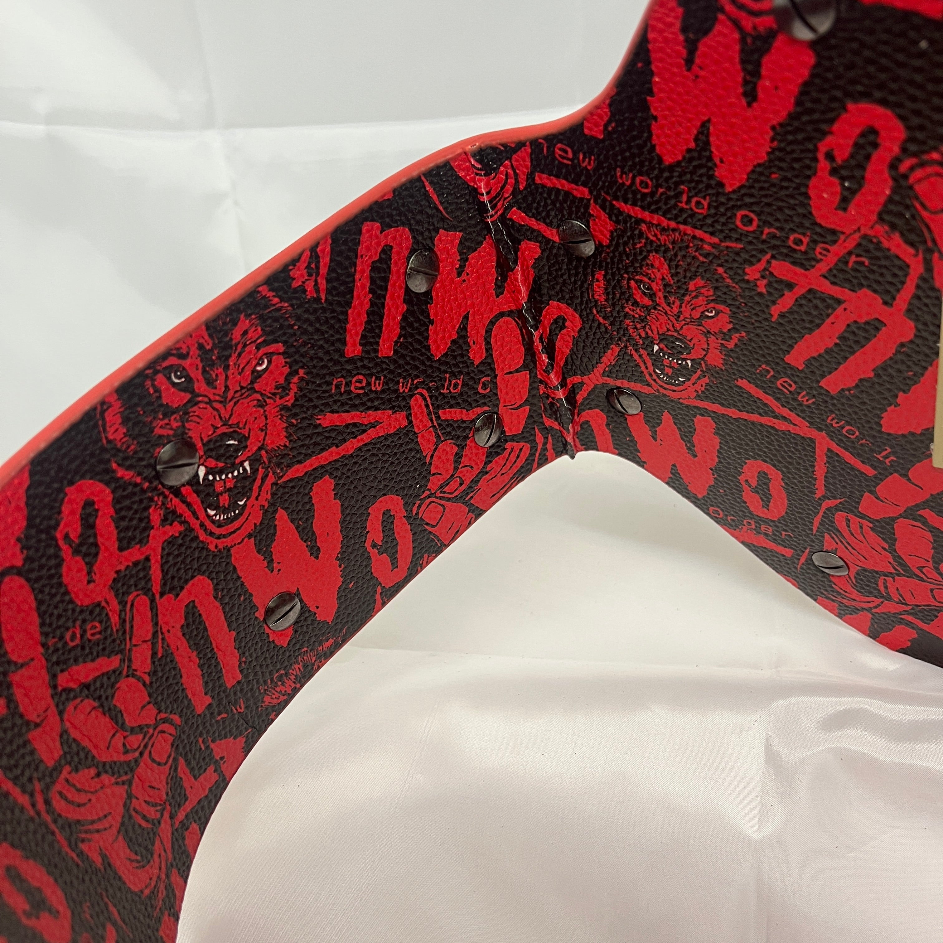 WWE NWO Wolfpac Red Replica Title Belt Championship WCW WWE Shop Official