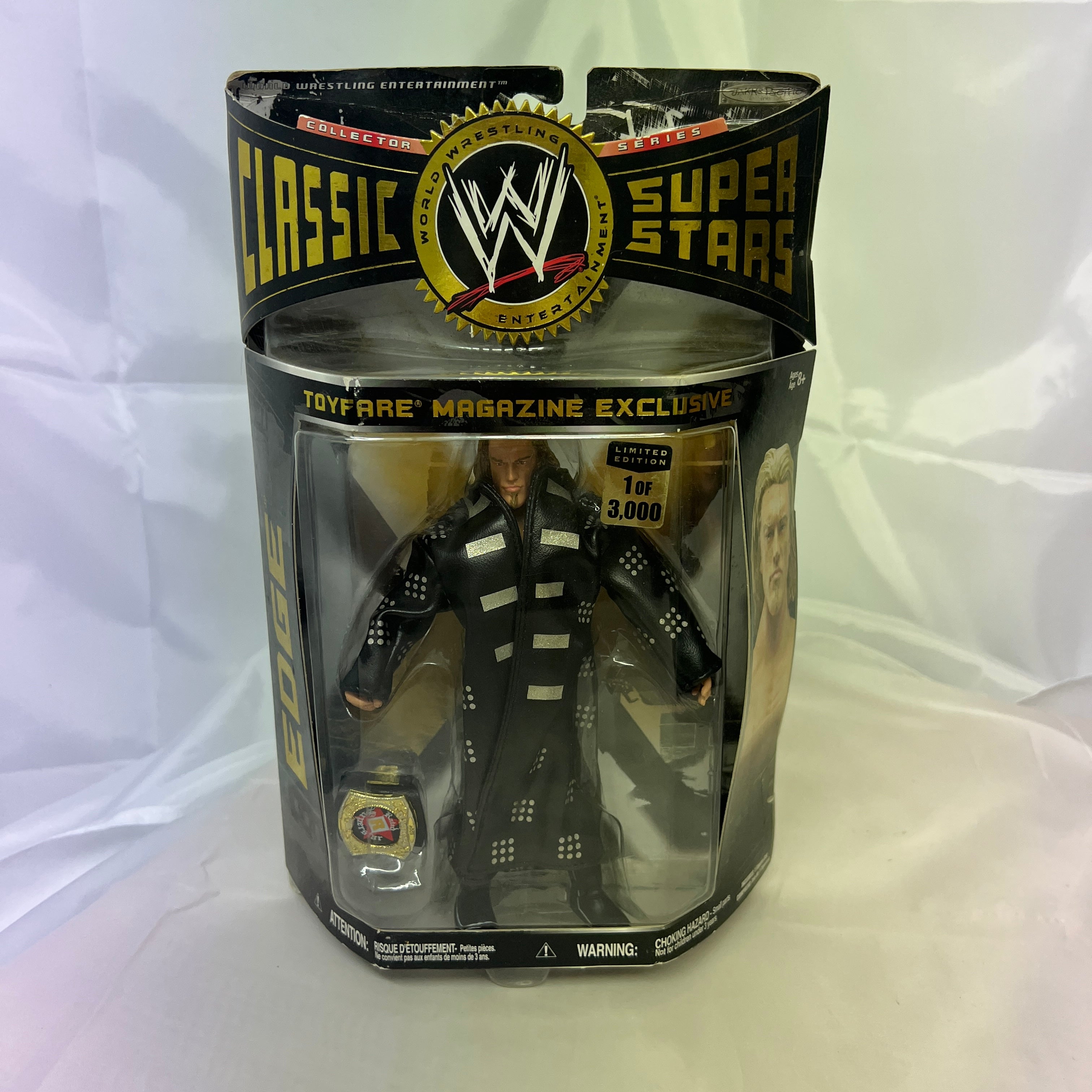 Edge WWE Classic Superstars Toyfair 1 of 3000 Action Figure Jakks