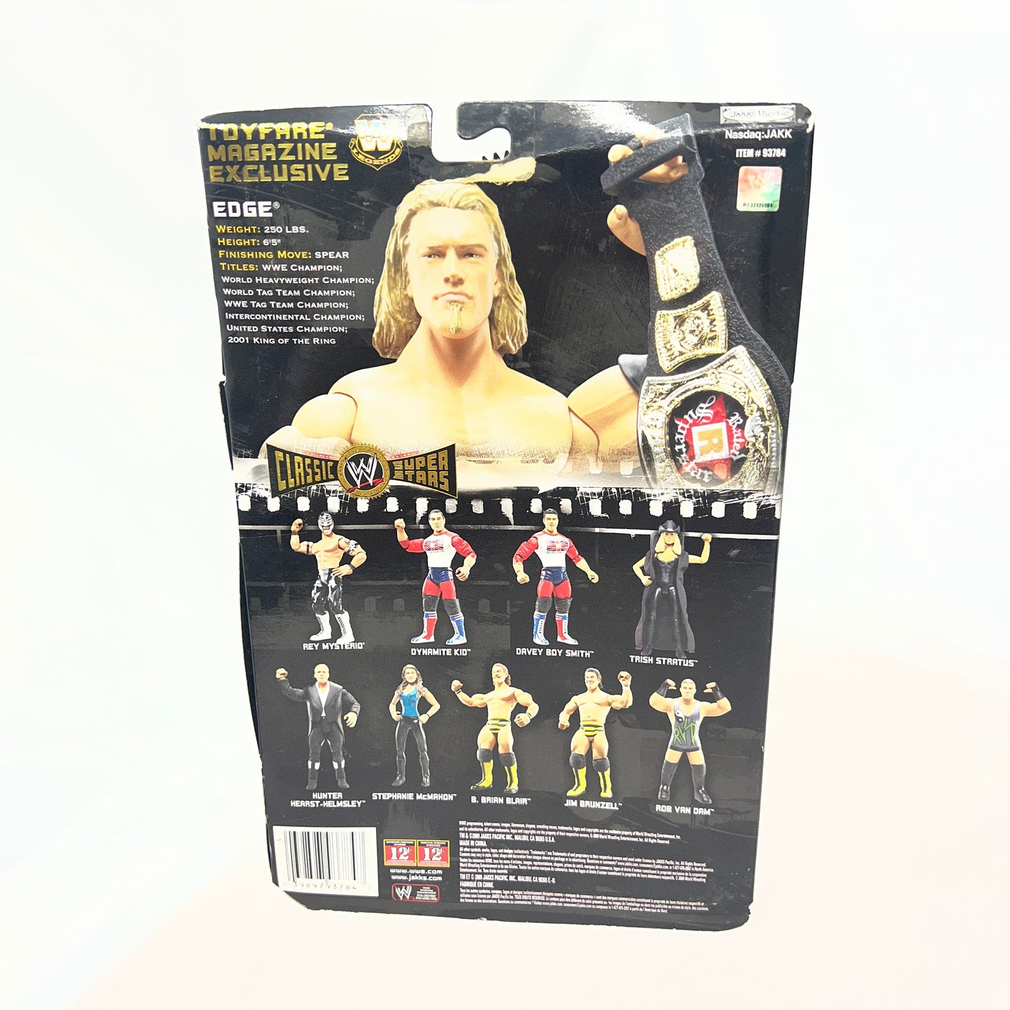 Edge Toyfair WWE Classic Superstars Action Figure Jakks