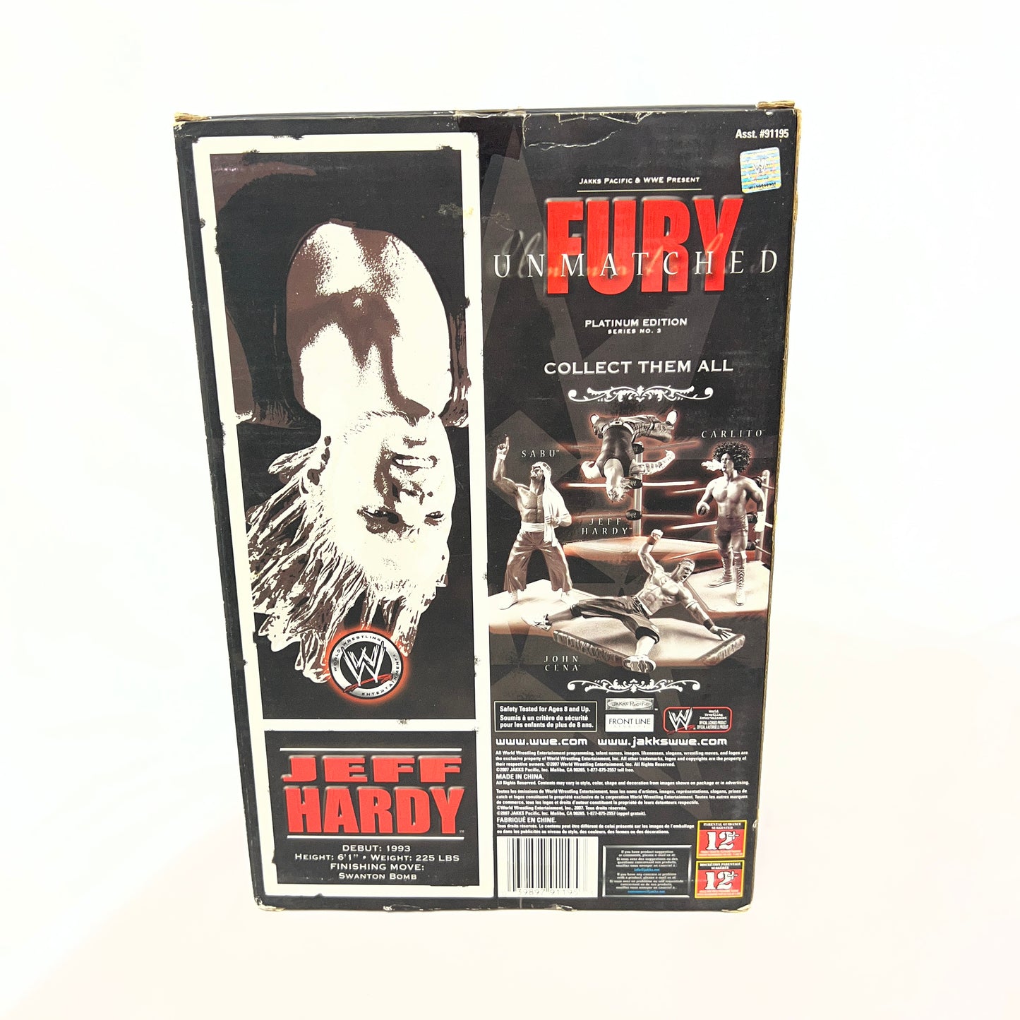 Jeff Hardy WWE Unmatched Fury Jakks Action Figure