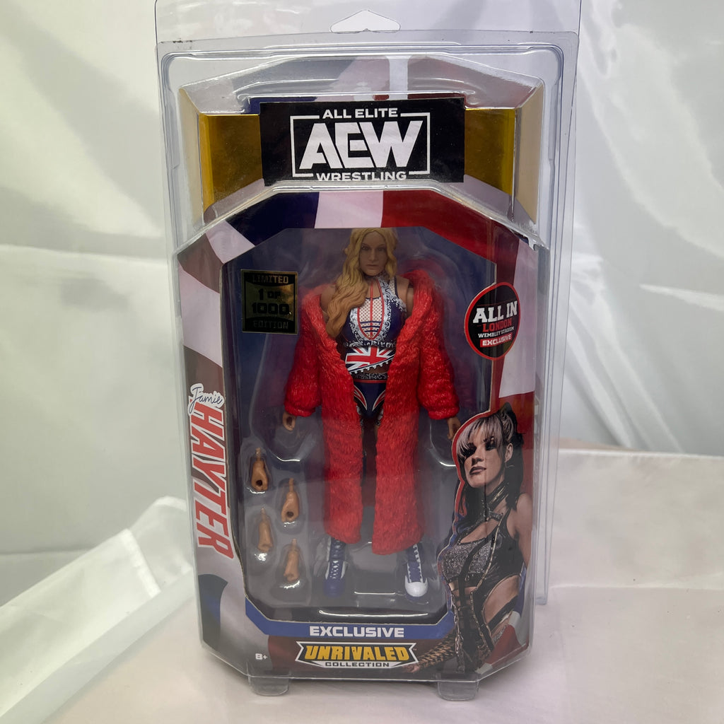 Jamie Hayter AEW Unrivaled Wembley UK 1000 Exclusive Action Figure Scale WWE